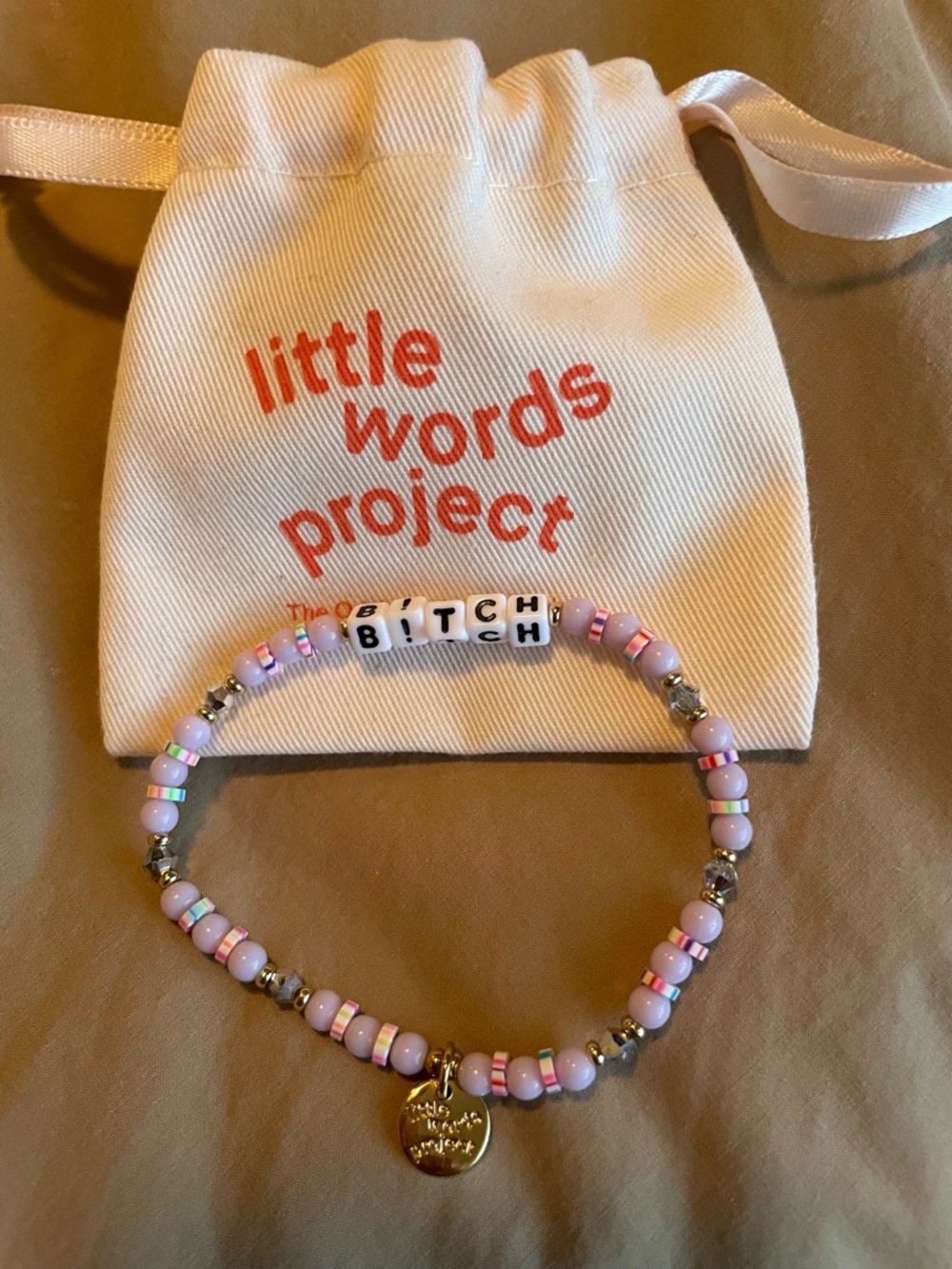 Little Words Project 'B!TCH' bracelet M/L - Picture 2 of 2